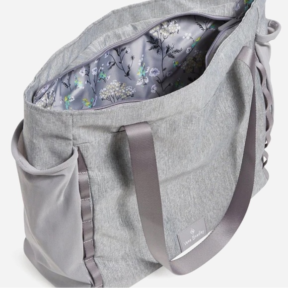 NWT Vera Bradley Sport Tote Heather Grey - Picture 2 of 5